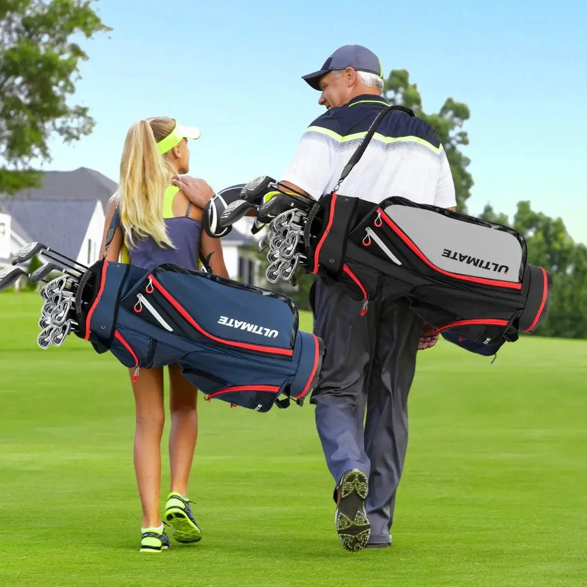 Golfbägi Costway, 14 mailajakajalla, kylmälokero