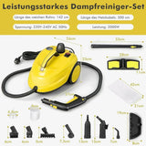 Höyrypesuri Costway, 2000 W, 5 bar, keltainen