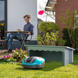 Robottiruohonleikkurin suojakatos Relaxdays, harmaa