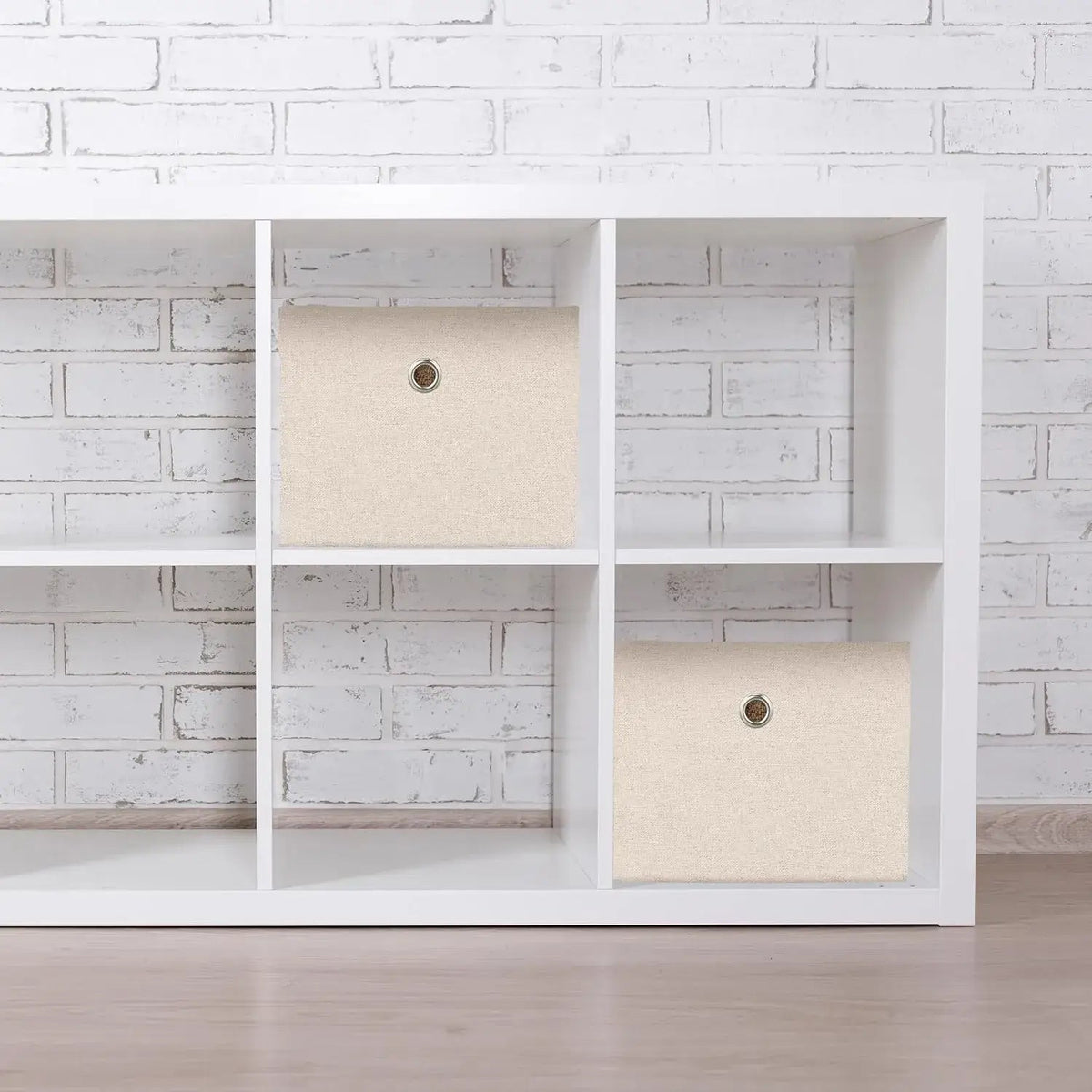 Säilytyskorit Relaxdays, 8 l, 2 kpl, beige