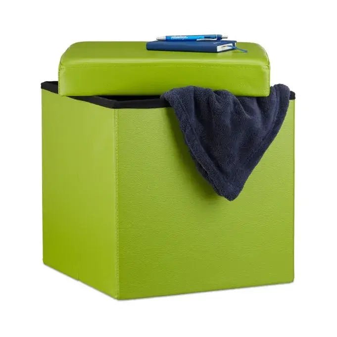 Säilytysrahi Relaxdays, 40 l, taitettava, vihreä - DIILS